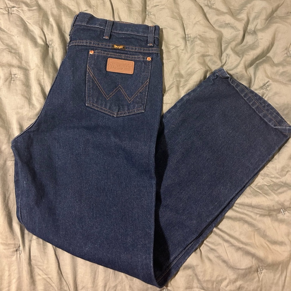 Men’s Wrangler Cowboy Cut Dark Wash Jeans